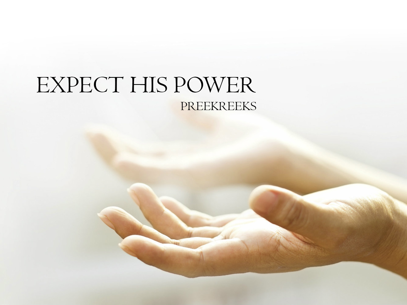 Expect His Power - web