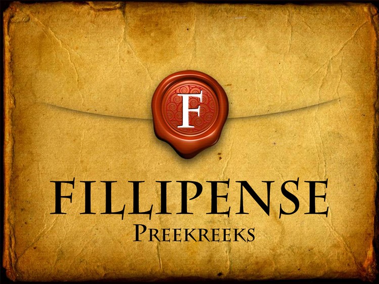 Fillipense - Week 6 (audio)